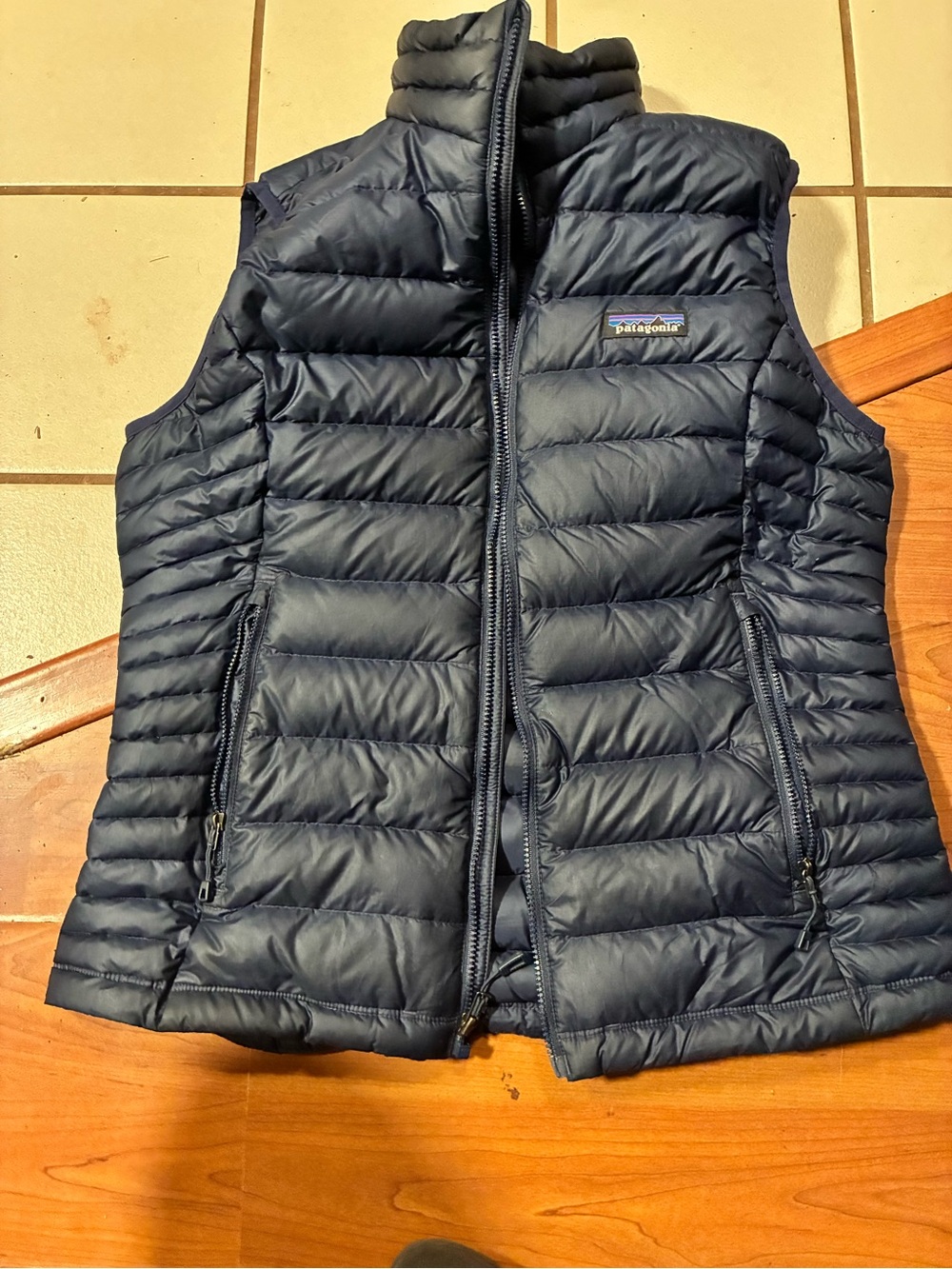 Patagonia Women's Navy Down Vest